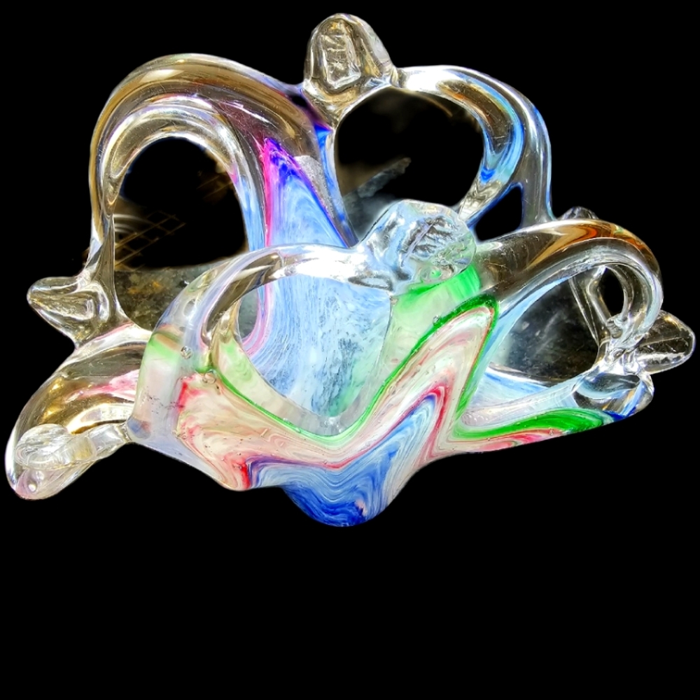 Murano glass napkin holder